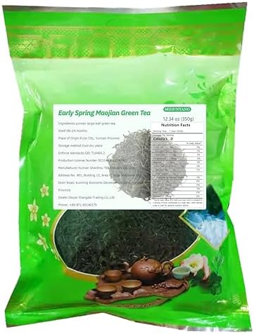 Early Spring Maojian Green Tea 350g bulk Spring Tea before Ming Green Tea Pu'er Alpine Tea （早春毛尖350克）