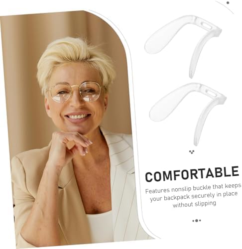 Healeved 2pcs Replacement Nose Pads for Glasses Nose Pad Repair Push-in Pieces for