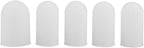 5PCS Silicone Finger Protector, Anti Burn Flexible Thumbs Cover Fingertip Gloves for Heat Cooking Baking Barbecue Sewing Cutting
