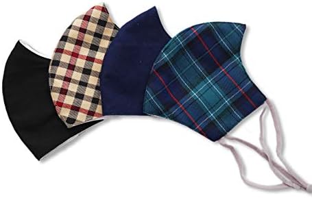 HOPE LOVE SHINE Face Mask Adjustable Filter Pocket Reusable Breathable Washable Cloth Mask Face Masks for Women Men - 4 Pack