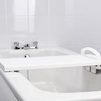 NRS Healthcare Myco Adjustable Bath/Shower Board, 66-76 cm with Handle