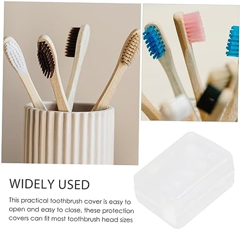 20Pcs Toothbrush Caps Portable Toothbrush Covers for Travel Toothbrush Dust Caps Compact and Lightweight for Clean Toothbrushes
