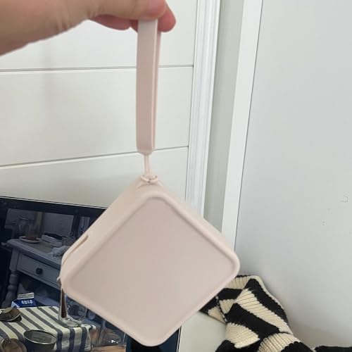 Silicone Mini Makeup Bag Pouch for Purse, Small Cosmetic Travel Bag Zipper Pouch Waterproof Cute Coin Purse Portable Makeup Storage Bag Travel Toiletry Organizers Bag for Women Girls