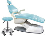4Pcs/Set - Protective Full Dental Chair Cover Advanced Milk Silk - Dental PU Leather Unit Dental Chair Seat Cover Chair Cover Elastic Waterproof Protective Case Protector(Color:Sky Blue)