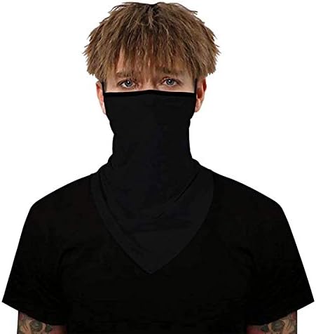 Kyerivs Face Mask Reusable Washable Cloth Bandanas Women Men Neck Gaiter Cover Ear Loops