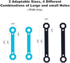 4 Pack Silicone Adaptive Aid Universal Cuff, Assistive Hand Grip Holder Small Size for Special Needs, Cerebral Palsy,Handicap,Therapy Equipment with Adaptive Handles(Infant to Child -4 Pack S)