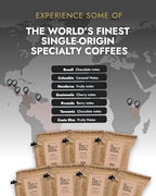 Gourmet Outdoor Coffee Gift Set for Men & Women - 14 World's Finest Single Origin Specialty & Organic Coffees in Innovative Brewers | Sampler Box for Coffee Lover to Brew & Enjoy Anytime, Anywhere