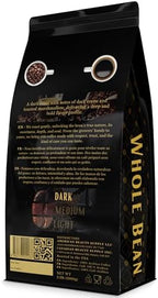 Canan Koska Whole Bean DARK Italian Style Coffee 34 oz (1000g) – Dark Roast Premium Arabica Beans – Bold Intense Crema – Fresh Roasted Gourmet Coffee