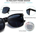 3 Pack Reader Sunglasses For Women Classic Retro Reading Sunglasses UV400 With Metal Hinge +1.5