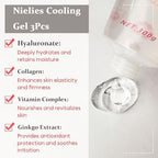 3 Pcs Cooling Gel for Hair Laser Removal, Cooling for Laser Hair Removal. Soothing Cooling Gel for Beauty Facial Body Skin Care Machine for Women and Men (3)