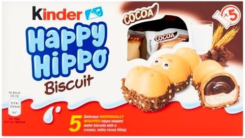 Kinder Happy Hippo Cocoa Cr?..Me T5, 10 Pack