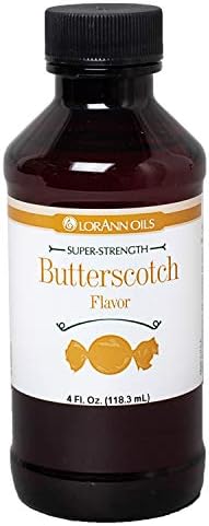 LorAnn Butterscotch SS Flavor, 4 ounce bottle - Includes a threaded Glass Dropper