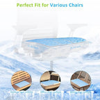 Cooling Seat Cushion, Y28°F Desk Chair Cushion Reusable Ice Mat with PCM Cooling Mat Technology, No Condensation, Foldable & Portable Chair Cushion for Office, Camping, Bed, Car