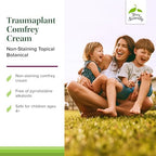 Terry Naturally Traumaplant Comfrey Cream - Non-Staining Herbal Cream - Clinically Studied and Free of Pyrrolizidine Alkaloids - for External Use Only - 3.53 oz