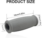 2 Pcs Crutch Hand Grip Replacement Cane Crutch Handgrips Soft Rubber Crutches Handle for Most Standard Aluminum Crutches