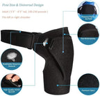Unisex Shoulder Brace for Torn Rotator Cuff,Arm Sling Shoulder Immobilizer,Shoulders Compression Sleeve and Support For Pain Relief,Adjustable,Suitable for Both Left and Right Arms (Pink, Large)