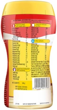 Complan Nutrition and Health Drink Kesar Badam, 500gm (Jar)