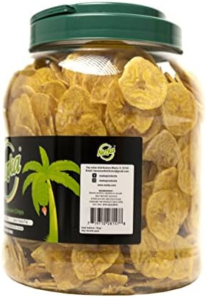 Nezka Lightly Salted Plantain Chips - Delicious Crunchy Snacks and Side Dish - Gluten Free, Vegan, Non-GMO - 28 Oz