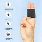 Finger Splint Wraps Reusable Finger Buddy Tape Adjustable Finger Brace Trigger Finger Splints Mallet Finger Support Compression Finger Sleeves for Arthritis Pain Relief, Sport Injury - M