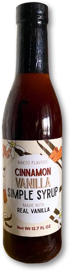 Cinnamon Vanilla Simple Syrup, 12.7 oz.