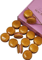 LeilaLove Macaron - 15 gold Macarons vanilla caramel flavor