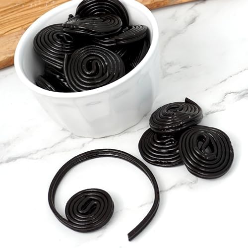 Broadway Black Licorice Wheels Candy, 8 Ounce Bag, Licorice Wheels Candy
