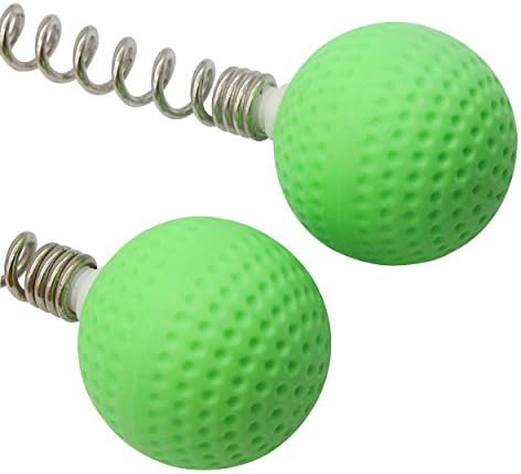 SinLoon Massager Ball Hammer(2-Pack) Hammer Stick Manual Beat Golf Ball Massager Back Shoulder Massage Full Body Reduce Fatigue Pain (Green)