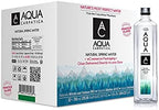 AQUA Carpatica Natural Spring Water with Electrolytes, Artesian Glass Bottled Water, 750 ml / 25.36 oz. (12 Pack)