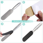 Professional Pedicure Foot File,Coarse/Fine Double Side and Reusable Stainless Steel Cracked Skin Corns Callus Remover Feet Rasp