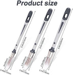 3pcs Paint Brushes for Walls, 0.45/0.6/0.7 inch Small Paint Brush Wall Trim Painting Tools Ideal for Baseboards House Wall Corners Paint Edger Brush and Touch Up Painting