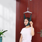 Cervical Traction Device,Adjustable Neck Care Recover Belt with Hook Neck Stretcher Traction Harness Neck Pain Relief for Arthritis,Physical Therapy,Home