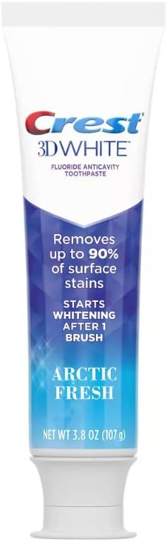 Crest 3D White Arctic Fresh Whitening Toothpaste, 3.8 oz (107g) - Pack of 3