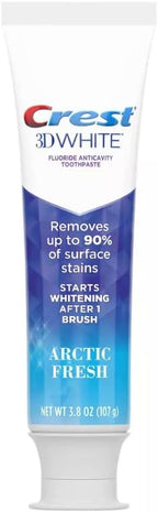 Crest 3D White Arctic Fresh Whitening Toothpaste, 3.8 oz (107g) - Pack of 3