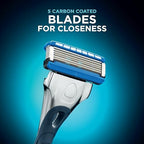 Wilkinson Hydro 5 Skin Protection Razor, 13 Blade Refills, Enriched Lubricating Band with Pro Vitamin B5, Multicolor (1 Count, Box)