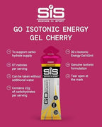Science in Sport GO Isotonic Energy Gel - Fast-Acting Liquid Carbohydrate Gel for Instant Energy - Sports Nutrition - Gluten-Free & Vegan - Apple Flavor - 30 Count