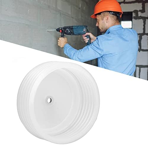 Tnfeeon Electric Drill Dust Cover Bowl,Electric Hammer Cover Hole Opener Cover 125mm Inner Diameter Downlight Gypsum Ceiling Drill Hole Reaming Stopper