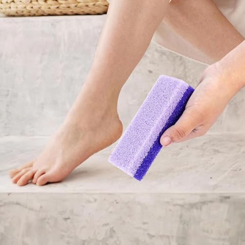 6 Pcs Feet Pumice Stone Double Sided Callus Remover Foot Care Scrubber Pedicure Dead Skin Scraper Heel Exfoliating Tool for Men Women