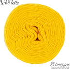 Scheepjes Whirlette Yarn, 1 Ball (100 g) – Shade 858 Banana, Cotton and Acrylic Blend