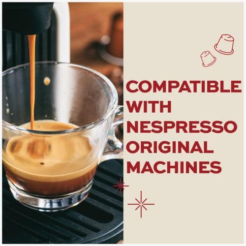 Kimbo Espresso Capsule Coffee, Nespresso Compatible, Napoli, Medium Roast, 100 Count
