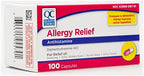 Quality Choice Allergy Relief Antihistamine Medicine 100 Capsules Each (2)