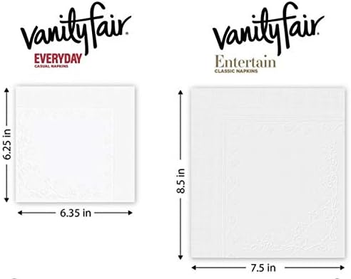 Vanity Fair Impressions 3-ply Napkins, 60 Count, Pack of 2