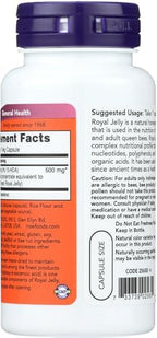 NOW Foods Jelly 1500Mg 60 Cap Royal, 60 CT