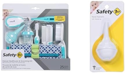 Safety 1st Deluxe 25-Piece Baby Healthcare Kit with Nasal Aspirator