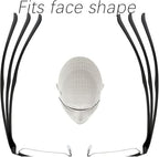 Ribili IntelliReaders, Anti-Blue Light Presbyopia Glasses, Titanium Progressive Reading Glasses