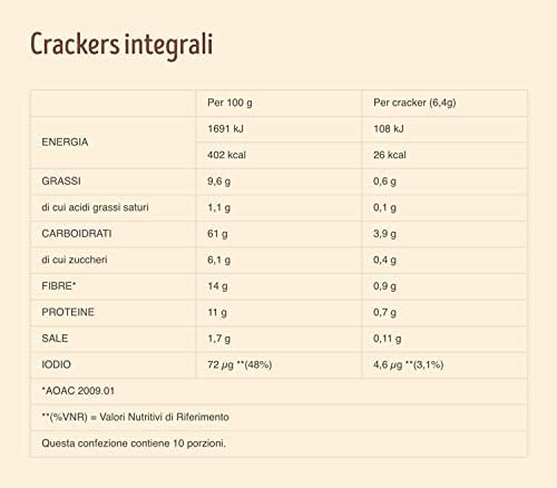 Misura Fibrextra Whole Wheat Crackers 385g (Pack of 6)