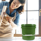 5L Food-Grade Plastic Paint Bucket with Handle and Lid, Sealed Storage Container for Art Supplies and Pigments, Sturdy PP Material, Multipurpose Paint Pail for Painting and Craft