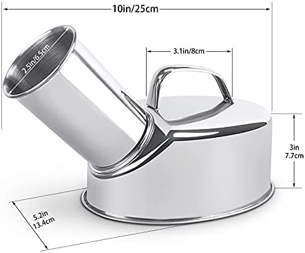 Bedpan,stainless Steel Hospital Urinal,Vertical Urinal For Men ,Spill Proof By Portable, Urine Bottle, Thick Stainless Material, Portable Urinal,Hospital,Outdoor Urinal