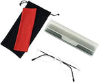 OCCI CHIARI Reading Glasses 2.0 Mens Womens Readers Frameless Durable Spring Hinge 1.0 1.25 1.75 2.0 2.25 2.50 2.75 3.0 3.5
