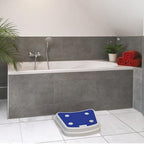 Aidapt Free Standing Slip Resistant Bath, Household and Safety Step Platform Aid, White, 1 Count (Pack of 1)