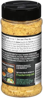 Frontier Co-op Premium Nutritional Yeast Flakes, 3.6 oz. - Vegan, Gluten-Free, Kosher, Non-Irradiated Seasoning, Dairy-Free Cheese Flavor, Rich in B Vitamins